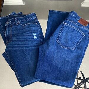 Two Pairs of Abercrombie Jeans - Langdon Skinny/Rustic Athletic Slim- 32/32